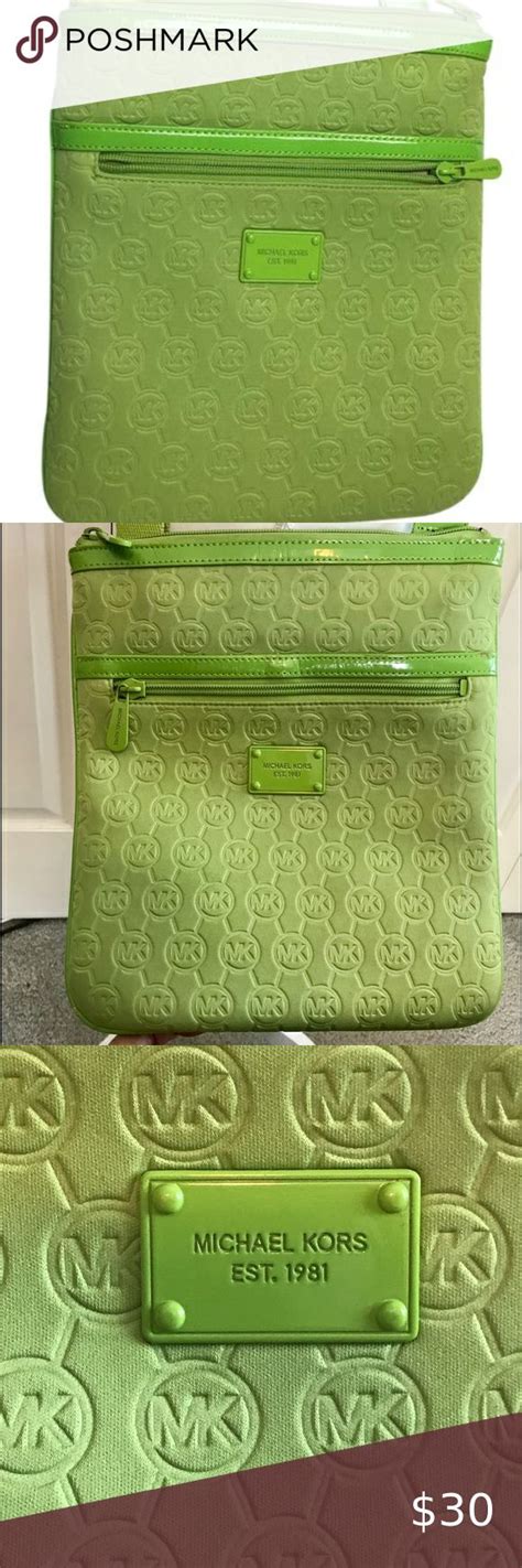 lime green crossbody bag|olive green michael kors bag.